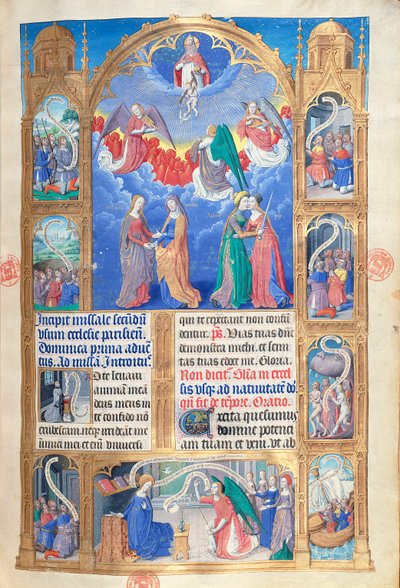 Opening Page from the Missel de Paris by Jean Fouquet